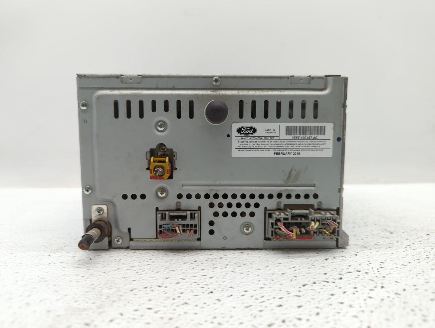 2010-2012 Ford Fusion Radio AM FM Cd Player Receiver Replacement P/N:9E5T-19C157-AC 9E5T-18A802-AE Fits Fits 2010 2011 2012 