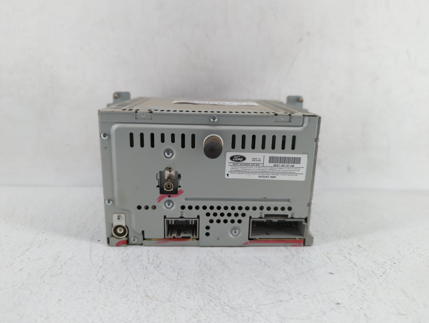 2010 Ford Fusion Radio AM FM Cd Player Receiver Replacement P/N:9E5T-19C157-AC 9E5T-19C157-AE, 9E5T-19C157-AB Fits OEM Used 
