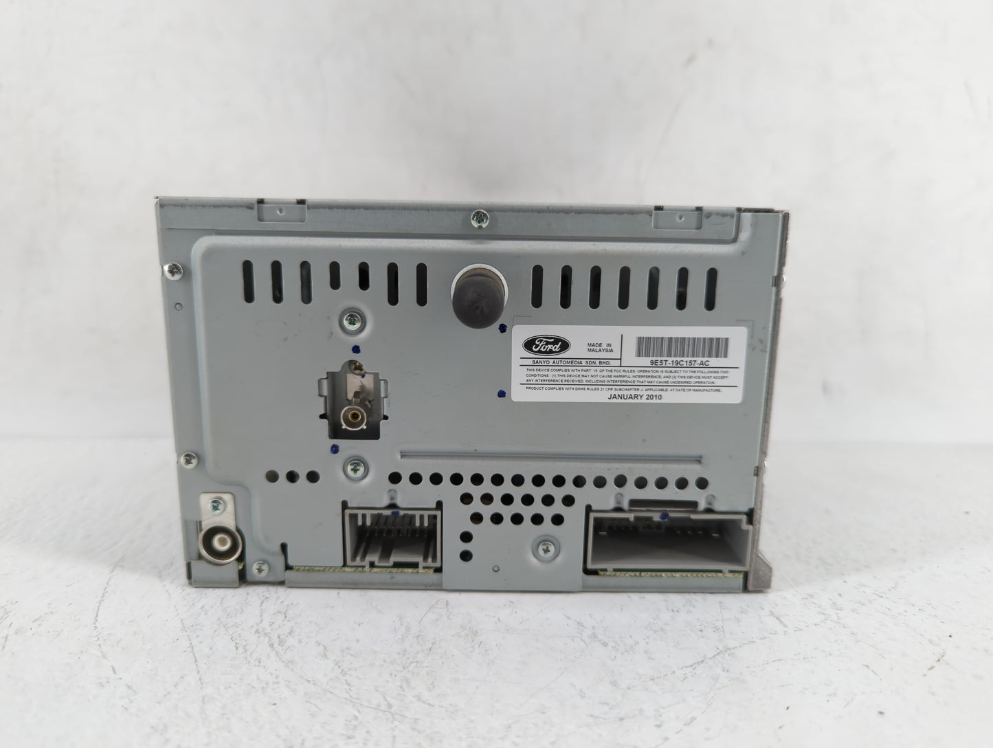 2010 Ford Fusion Radio AM FM Cd Player Receiver Replacement P/N:9E5T-19C157-AC Fits OEM Used Auto Parts - Oemusedautoparts1.