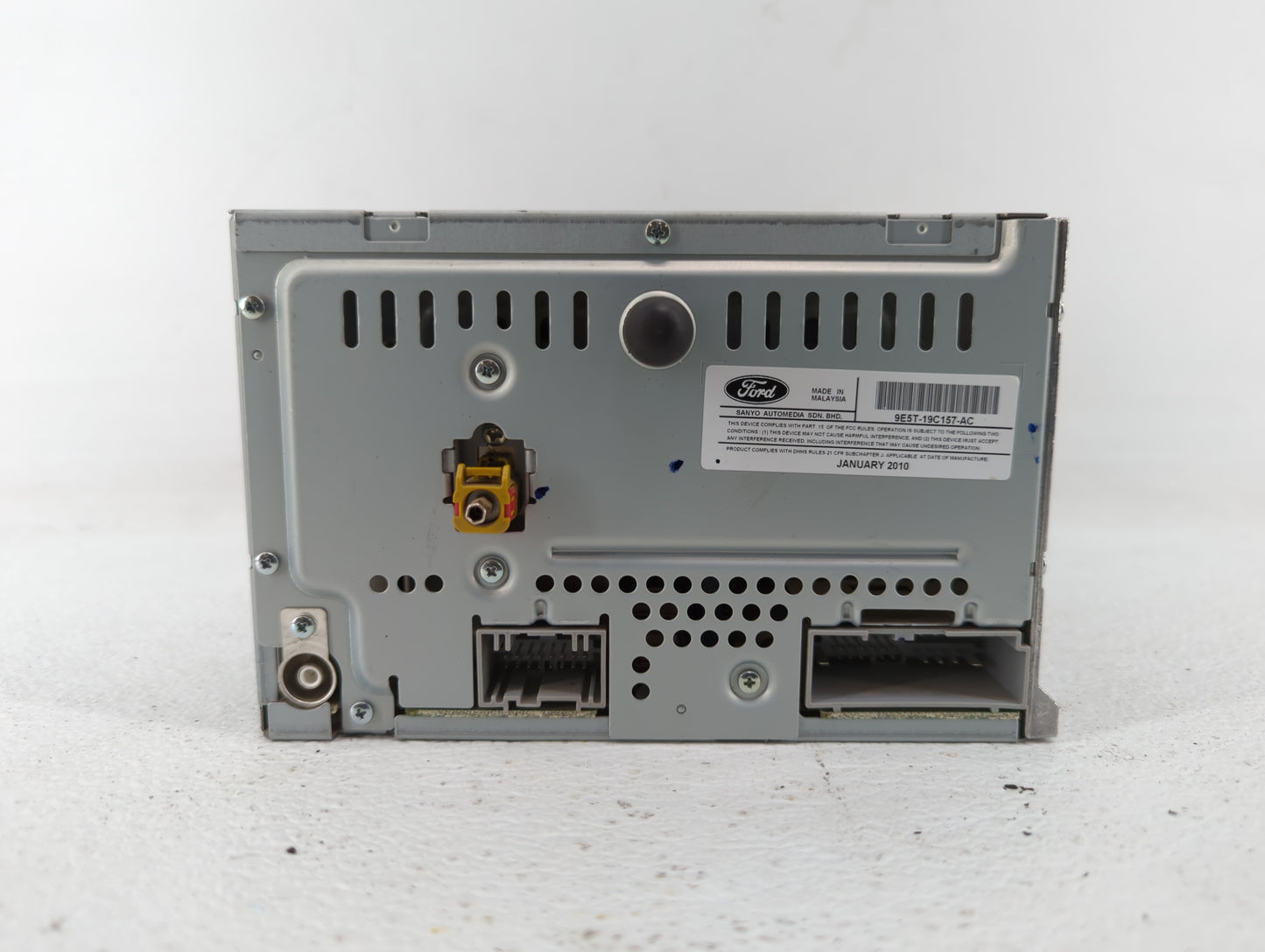 2010 Ford Fusion Radio AM FM Cd Player Receiver Replacement P/N:9E5T-19C157-AC Fits OEM Used Auto Parts - Oemusedautoparts1.