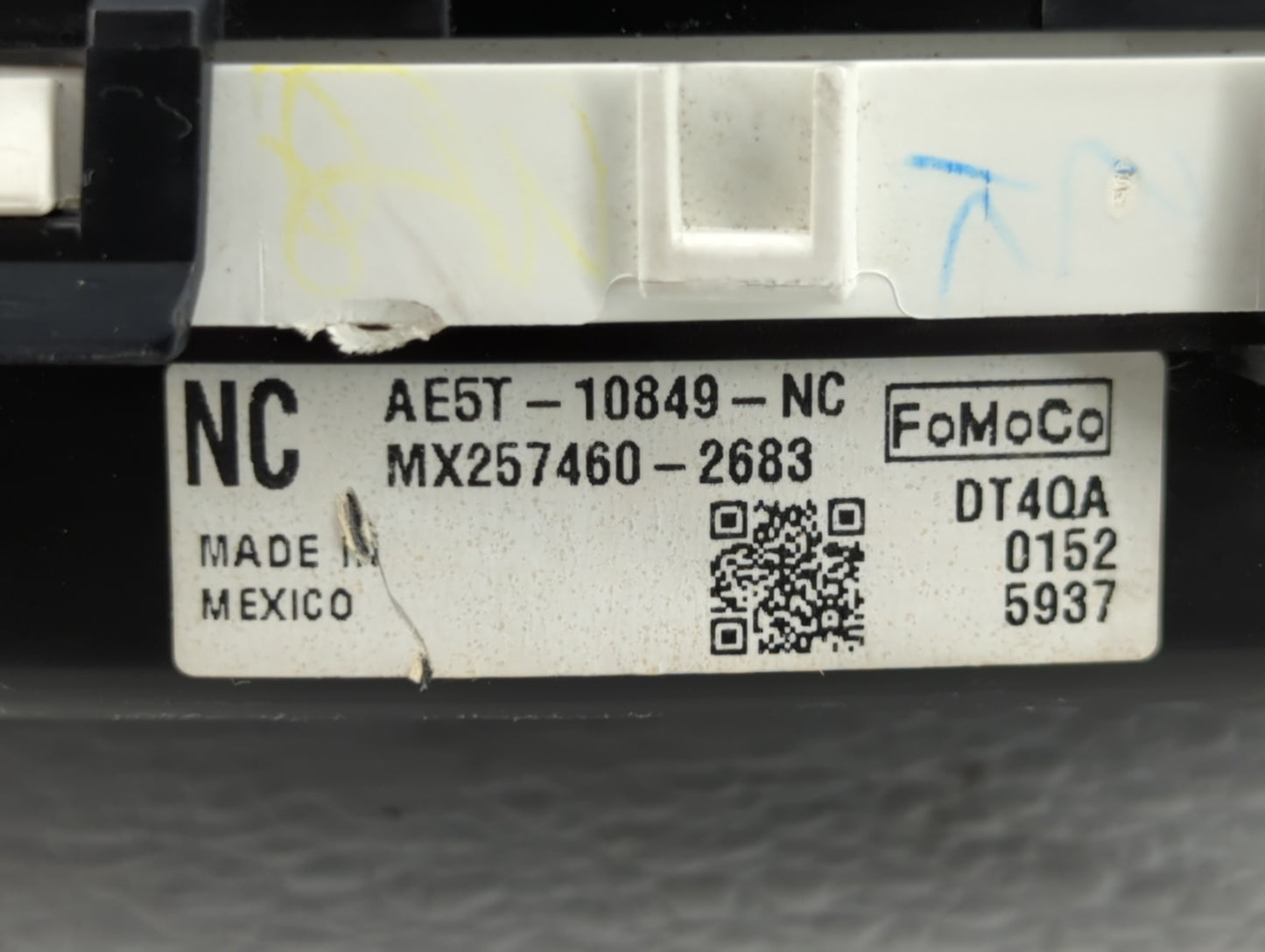 2010 Ford Fusion Instrument Cluster Speedometer Gauges P/N:AE5T-10849-NC Fits OEM Used Auto Parts - Oemusedautoparts1.com