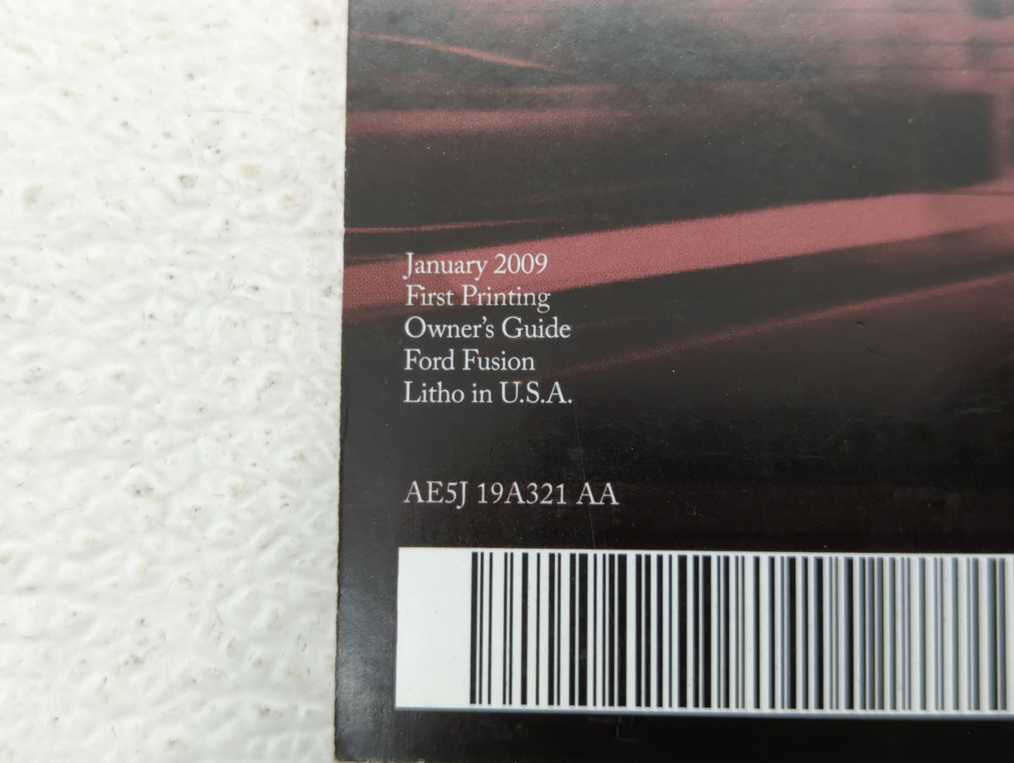 2010 Ford Fusion Owners Manual Book Guide OEM Used Auto Parts - Oemusedautoparts1.com