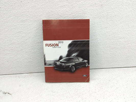 2010 Ford Fusion Owners Manual Book Guide OEM Used Auto Parts - Oemusedautoparts1.com