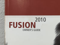 2010 Ford Fusion Owners Manual Book Guide OEM Used Auto Parts - Oemusedautoparts1.com