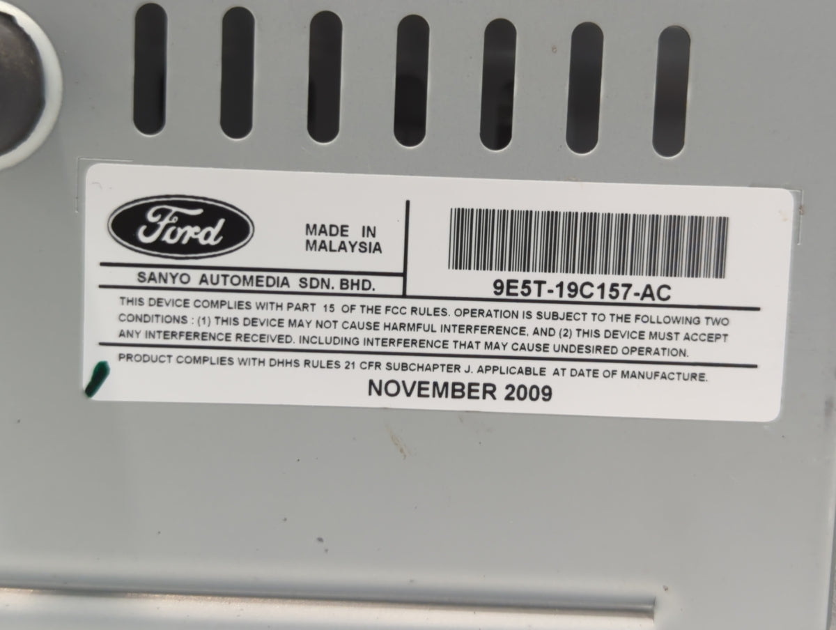 2010-2010 Ford Fusion Am Fm Cd Player Radio Receiver 451906 - Oemusedautoparts1.com
