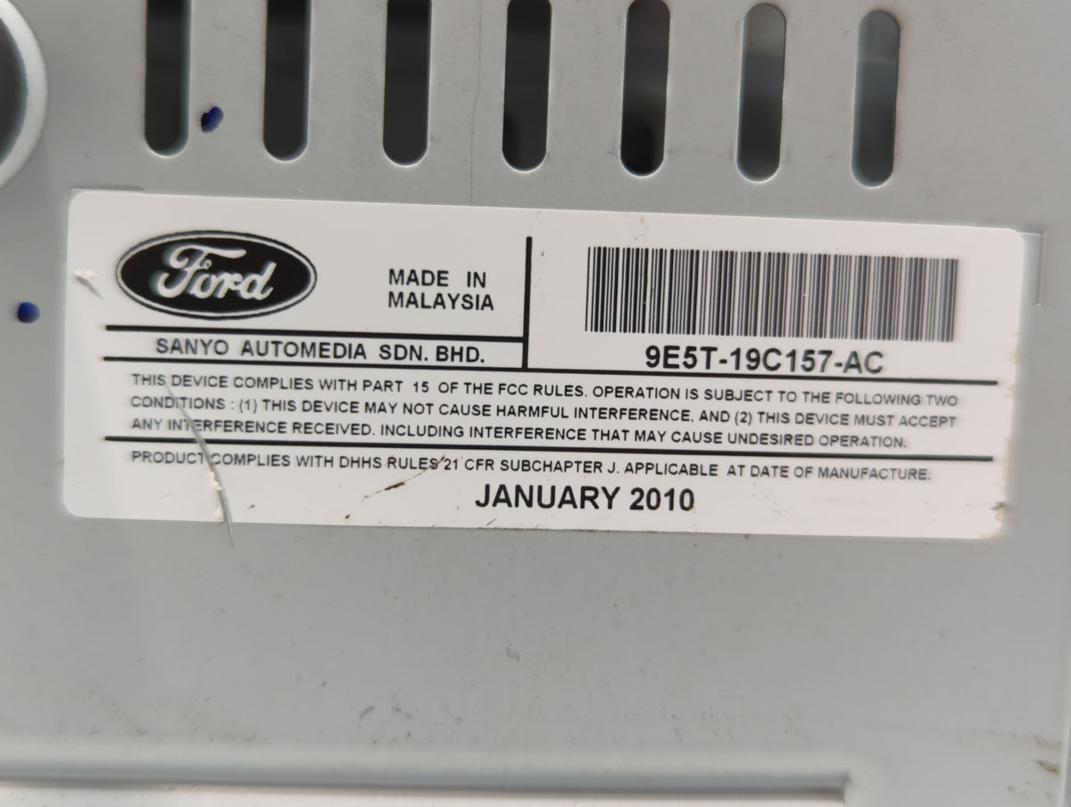 2010-2010 Ford Fusion Am Fm Cd Player Radio Receiver 452032 - Oemusedautoparts1.com