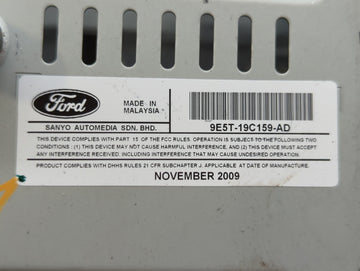 2010-2010 Ford Fusion Am Fm Cd Player Radio Receiver