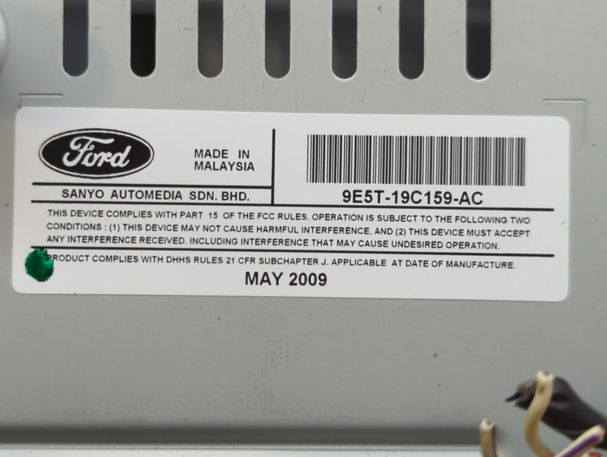 2010-2010 Ford Fusion Am Fm Cd Player Radio Receiver 458412 - Oemusedautoparts1.com