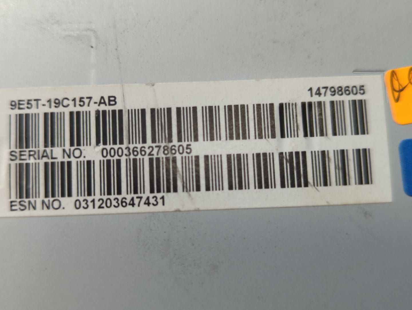 2010-2012 Ford Fusion Radio AM FM Cd Player Receiver Replacement P/N:9E5T-19C157-AB BE5T-19C157-AB Fits Fits 2010 2011 2012 