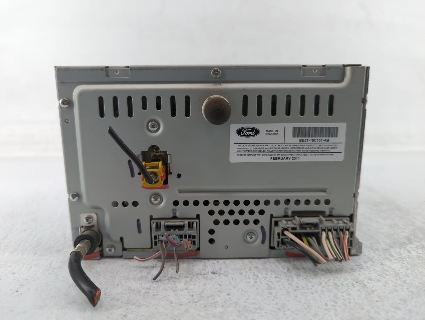 2010-2012 Ford Fusion Radio AM FM Cd Player Receiver Replacement P/N:9E5T-19C157-AB BE5T-19C157-AB Fits Fits 2010 2011 2012 