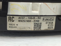 2010 Ford Fusion Instrument Cluster Speedometer Gauges P/N:AE5T-10849-RC Fits OEM Used Auto Parts - Oemusedautoparts1.com