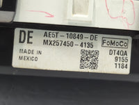 2010 Ford Fusion Instrument Cluster Speedometer Gauges P/N:AE5T-10849-DE Fits OEM Used Auto Parts - Oemusedautoparts1.com