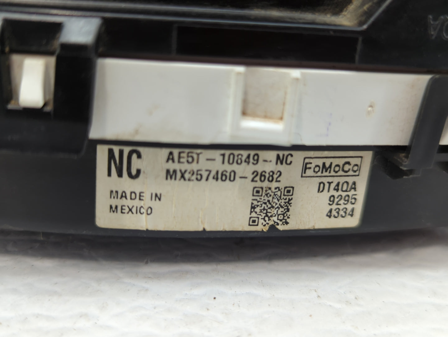2010 Ford Fusion Instrument Cluster Speedometer Gauges P/N:AE5T-10849-NC Fits OEM Used Auto Parts - Oemusedautoparts1.com