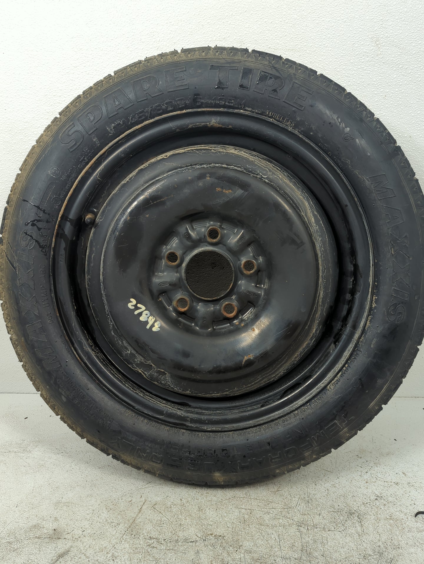 2006-2012 Ford Fusion Spare Donut Tire Wheel Rim Oem 5038434 - Oemusedautoparts1.com