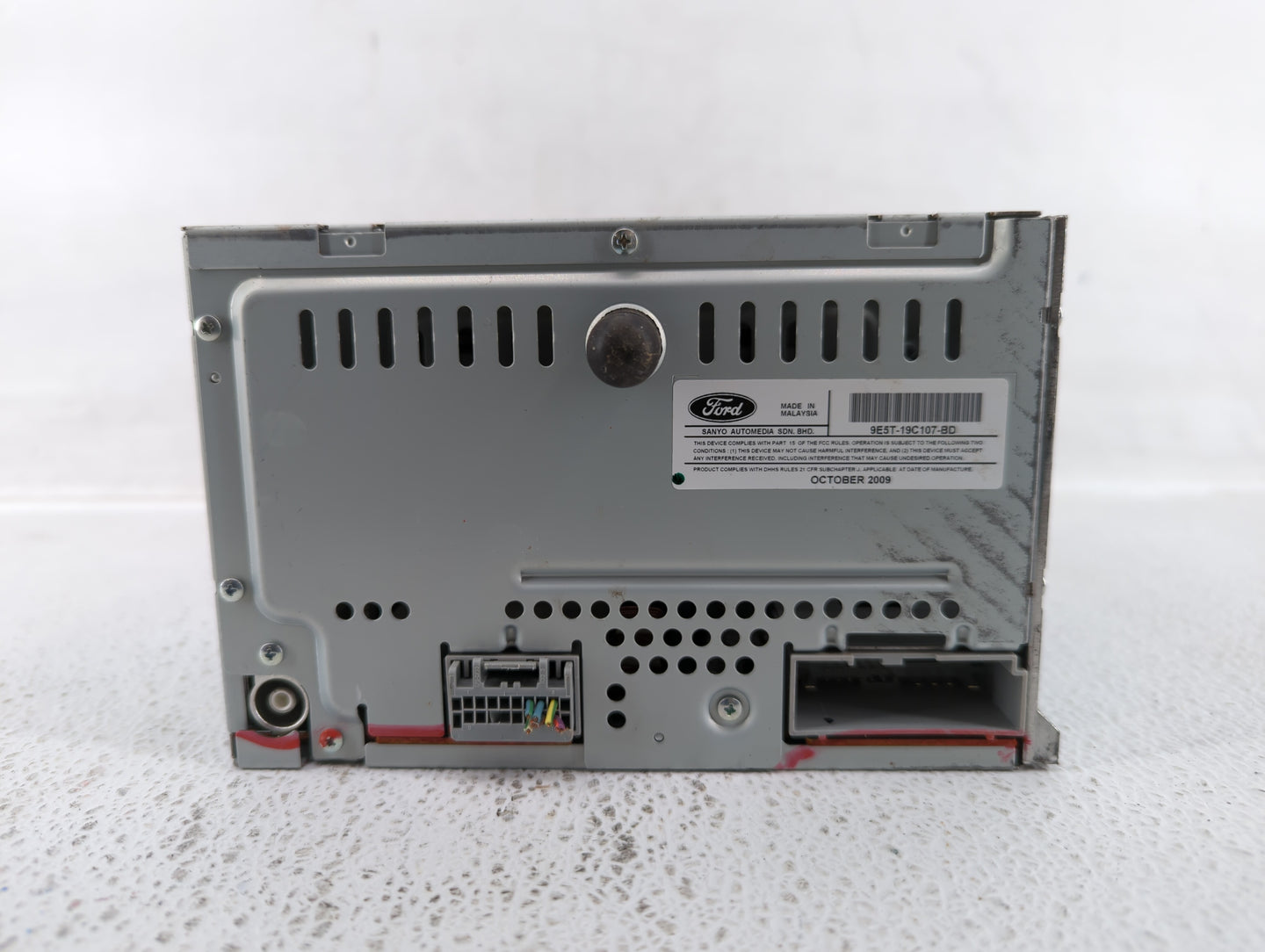 2010 Ford Fusion Radio AM FM Cd Player Receiver Replacement P/N:9E5T-19C107-BD Fits OEM Used Auto Parts - Oemusedautoparts1.