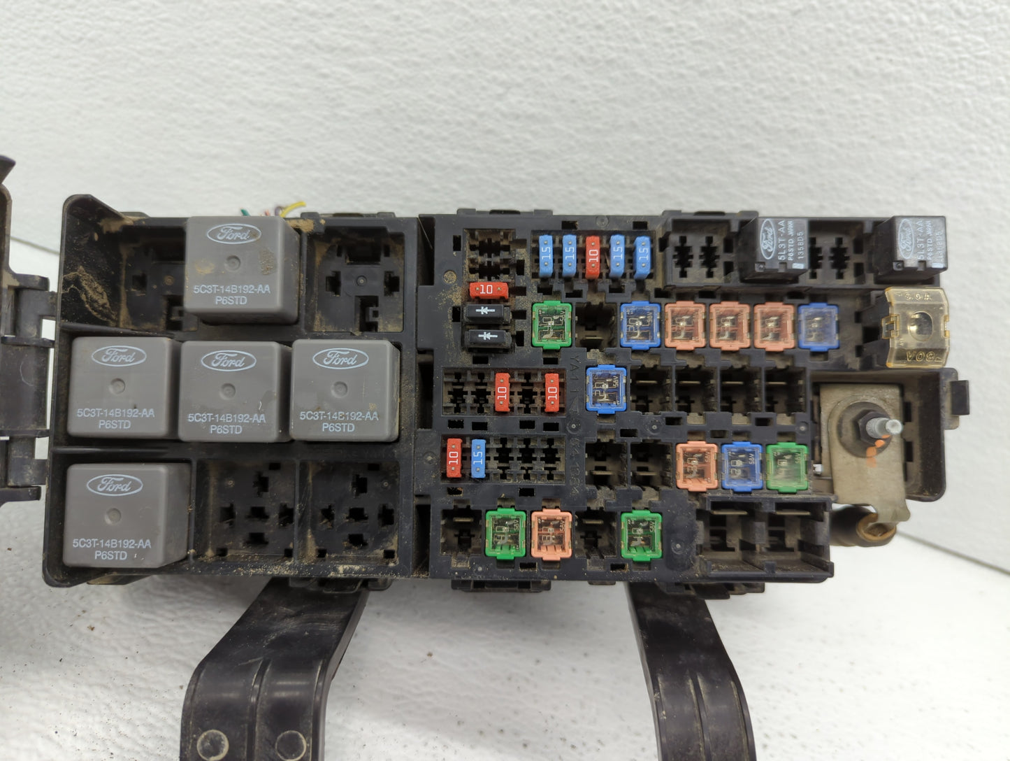 2010-2012 Ford Fusion Fusebox Fuse Box Panel Relay Module P/N:AE5T-14290-C BH6T-14290-B Fits Fits 2010 2011 2012 OEM Used Au