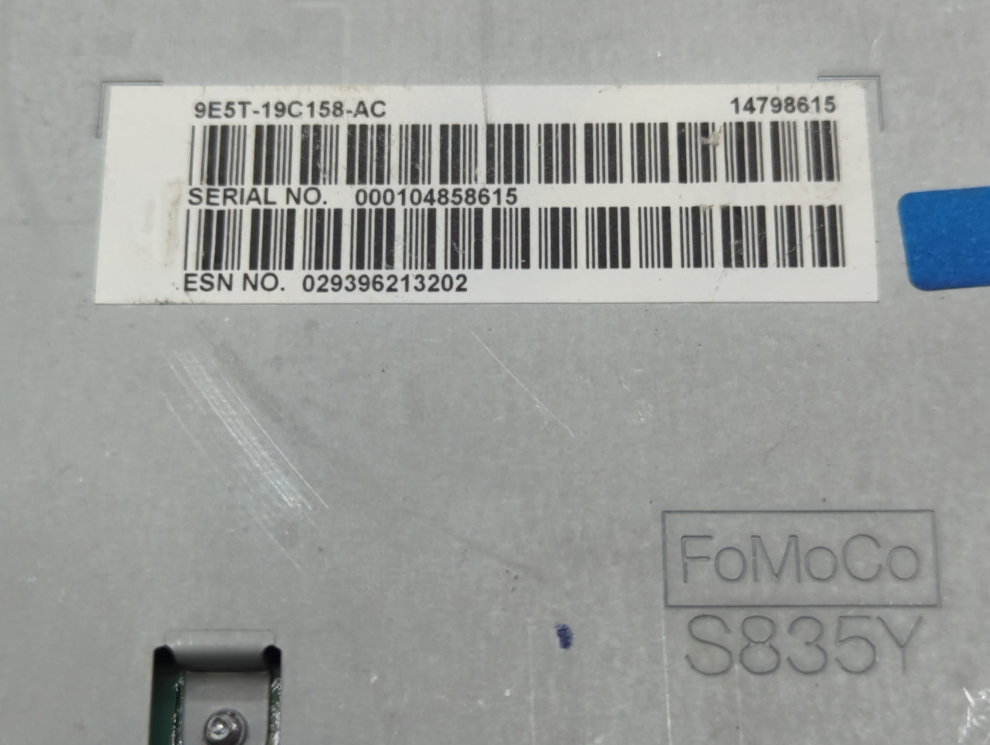 2010 Ford Fusion Radio AM FM Cd Player Receiver Replacement P/N:9E5T-19C158-AC Fits OEM Used Auto Parts - Oemusedautoparts1.