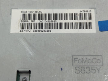 2010 Ford Fusion Radio AM FM Cd Player Receiver Replacement P/N:9E5T-19C158-AC Fits OEM Used Auto Parts