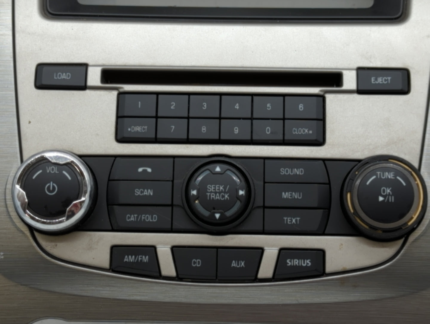 2010-2012 Ford Fusion Radio Control Panel - Oemusedautoparts1.com