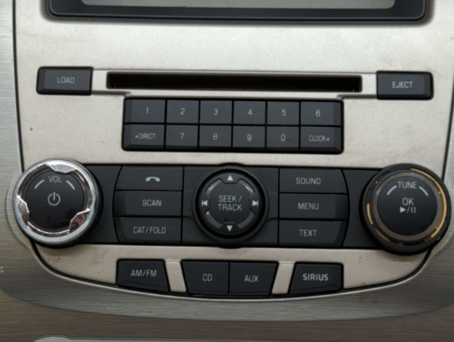 2010-2012 Ford Fusion Radio Control Panel - Oemusedautoparts1.com