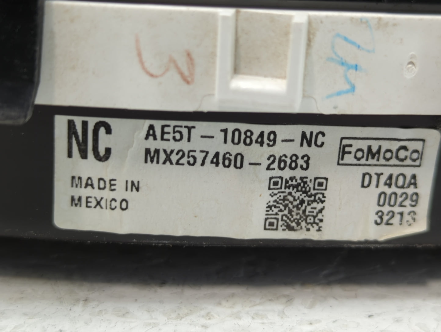 2010 Ford Fusion Instrument Cluster Speedometer Gauges P/N:AE5T-10849-NC Fits OEM Used Auto Parts - Oemusedautoparts1.com