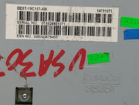2010 Ford Fusion Radio AM FM Cd Player Receiver Replacement P/N:BE5T-19C157-AB 9E5T-18A802-AE Fits OEM Used Auto Parts - Oem