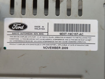 2010-2012 Ford Fusion Am Fm Cd Player Radio Receiver