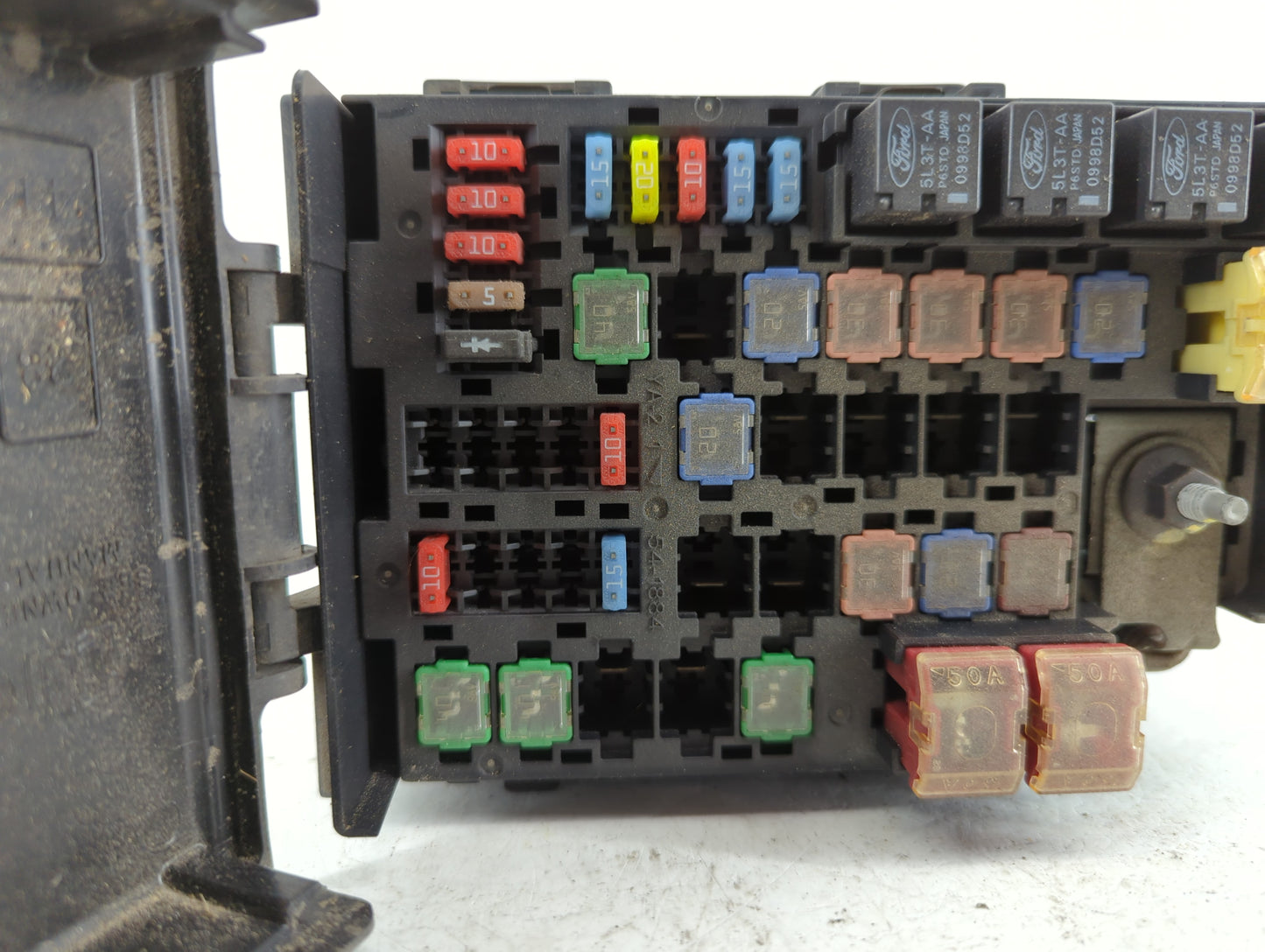 2010-2012 Ford Fusion Fusebox Fuse Box Panel Relay Module P/N:AE5T-14A003-AA Fits Fits 2010 2011 2012 OEM Used Auto Parts - 