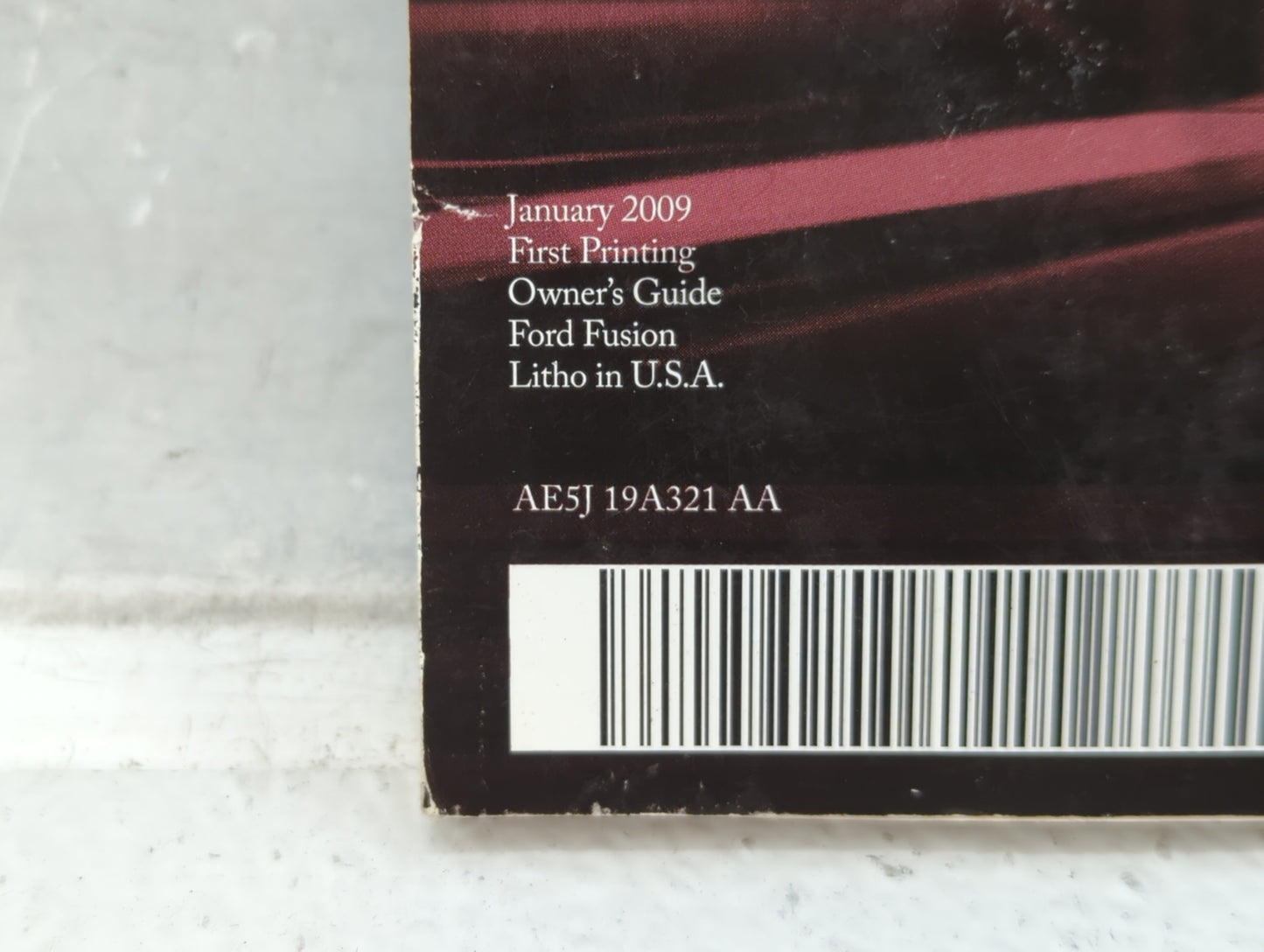2010 Ford Fusion Owners Manual Book Guide P/N:AE5J 19A321 AA OEM Used Auto Parts - Oemusedautoparts1.com