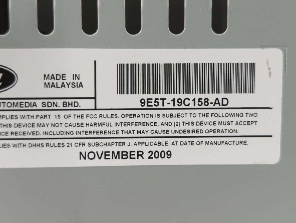 2010-2010 Ford Fusion Am Fm Cd Player Radio Receiver 562703 - Oemusedautoparts1.com