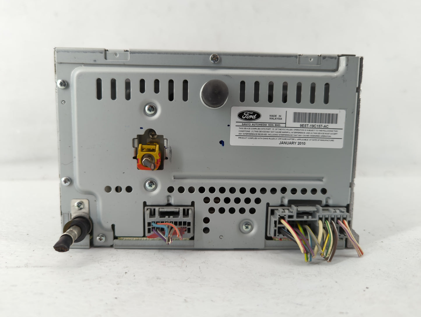 2010 Ford Fusion Radio AM FM Cd Player Receiver Replacement P/N:9E5T-19C157-AC Fits OEM Used Auto Parts - Oemusedautoparts1.