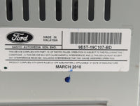 2010 Ford Fusion Radio AM FM Cd Player Receiver Replacement P/N:9E5T-19C107-BD 9E5T-19C107-AB Fits OEM Used Auto Parts - Oem