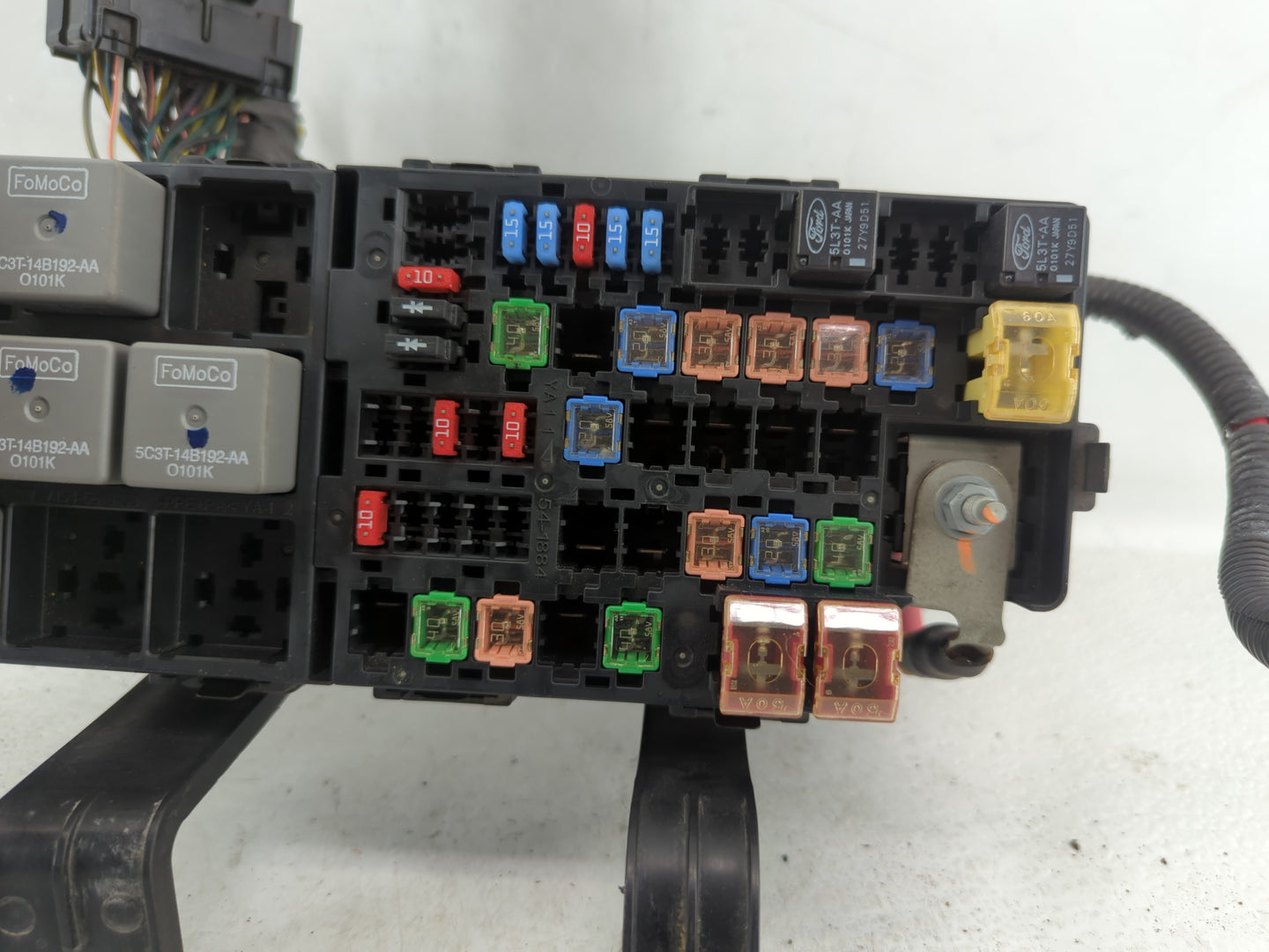 2010-2012 Ford Fusion Fusebox Fuse Box Panel Relay Module P/N:AE5T-14290-E Fits Fits 2010 2011 2012 OEM Used Auto Parts - Oe