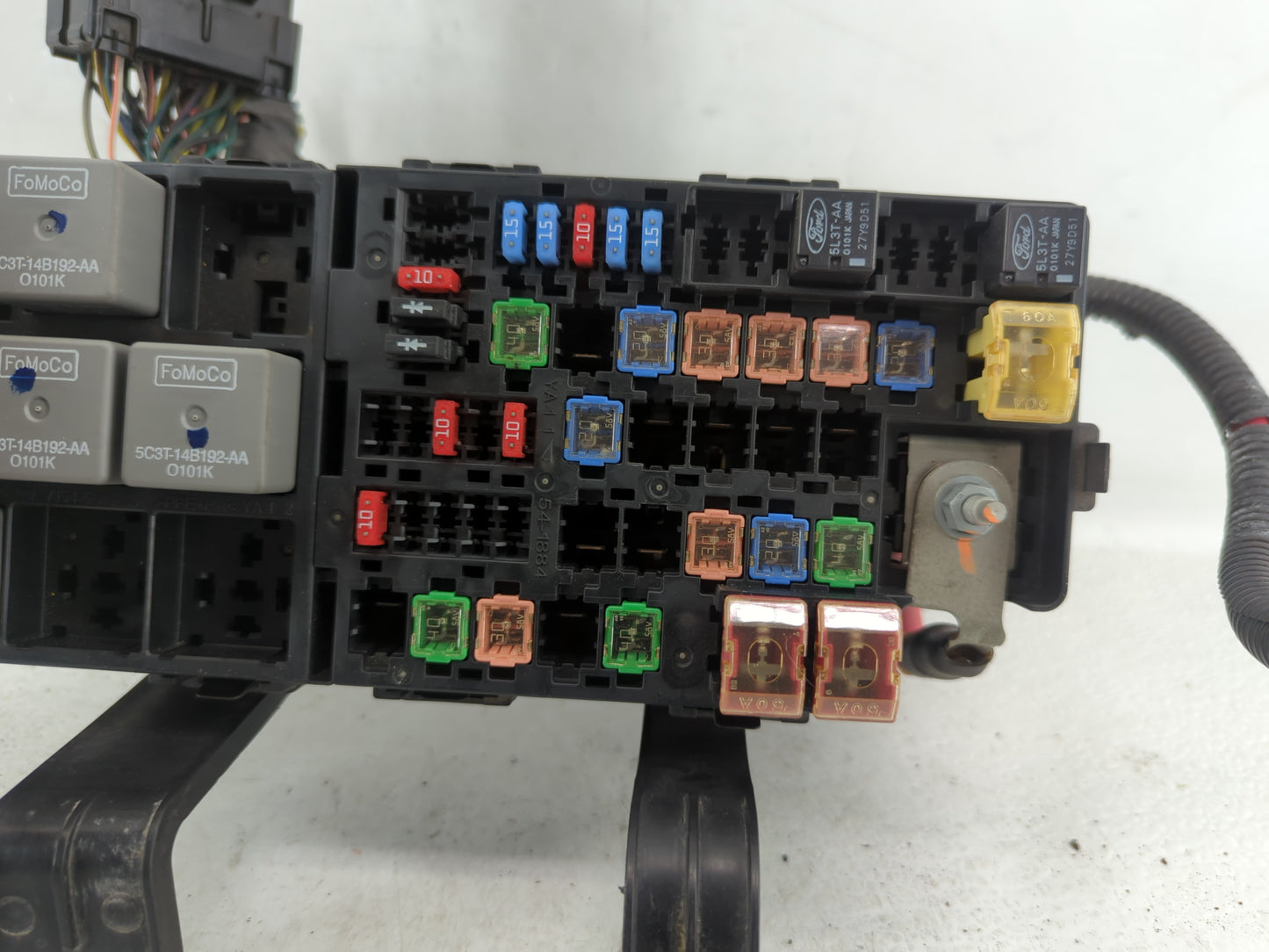 2010-2012 Ford Fusion Fusebox Fuse Box Panel Relay Module P/N:AE5T-14290-E Fits Fits 2010 2011 2012 OEM Used Auto Parts - Oe