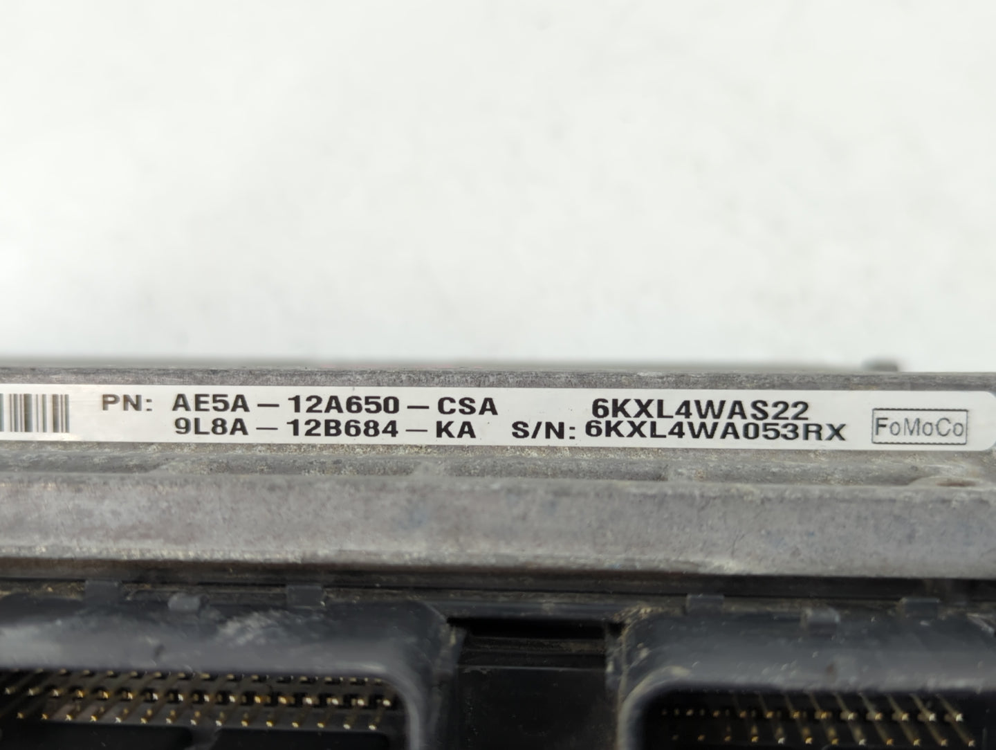 2010 Ford Fusion PCM Engine Control Computer ECU ECM PCU OEM P/N:9L8A-12B684-KA AE5A-12A650-CSA Fits OEM Used Auto Parts - O