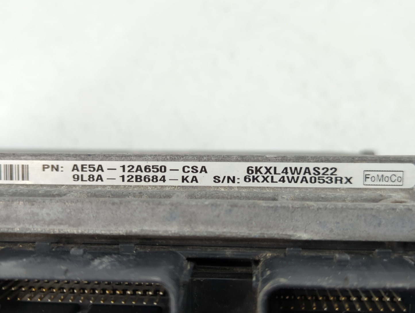 2010 Ford Fusion PCM Engine Control Computer ECU ECM PCU OEM P/N:9L8A-12B684-KA AE5A-12A650-CSA Fits OEM Used Auto Parts - O