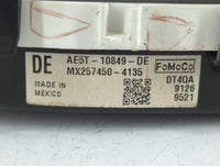 2010 Ford Fusion Instrument Cluster Speedometer Gauges P/N:AE5T-10849-DE Fits OEM Used Auto Parts - Oemusedautoparts1.com