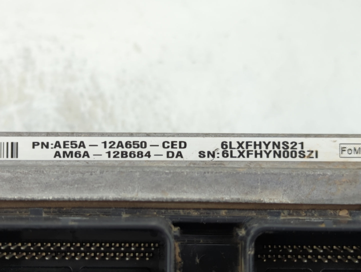 2010-2011 Ford Fusion PCM Engine Control Computer ECU ECM PCU OEM P/N:AE5A-12A650-CED Fits Fits 2010 2011 OEM Used Auto Part