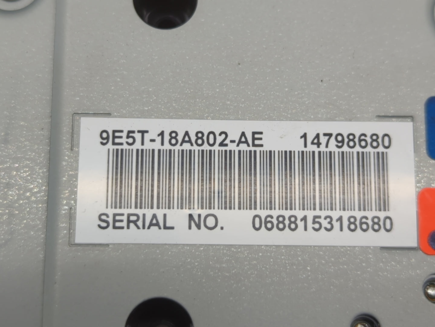 2010-2012 Ford Fusion Radio AM FM Cd Player Receiver Replacement P/N:14798680 9E5T-18A802-AE Fits Fits 2010 2011 2012 OEM Us