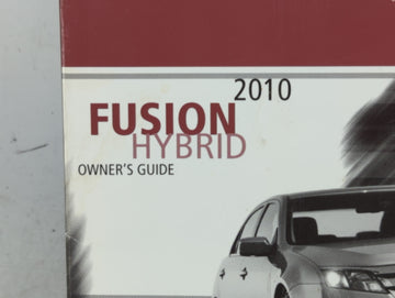 2010 Ford Fusion Owners Manual Book Guide P/N:AE5J 19A321 DB OEM Used Auto Parts