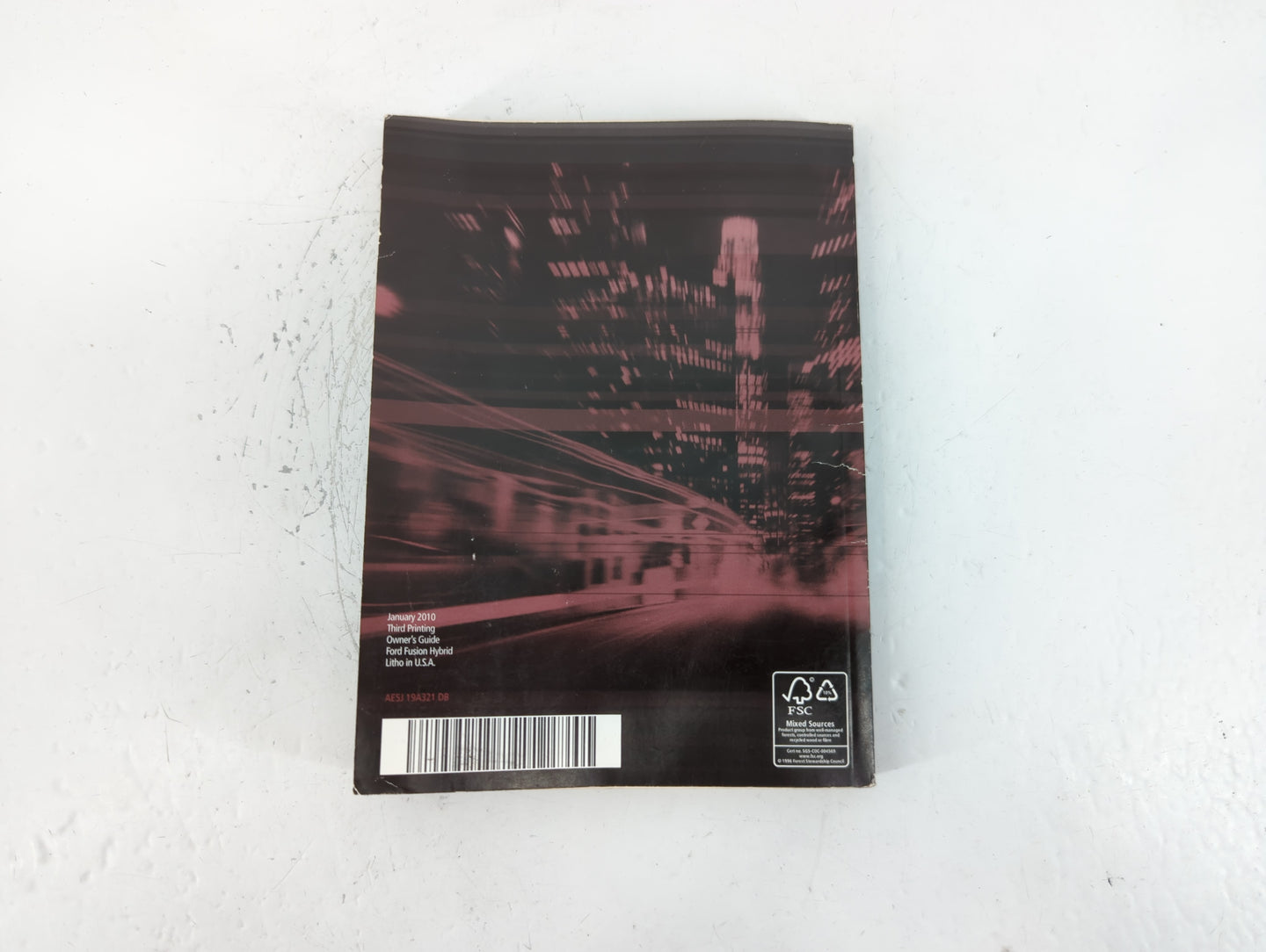 2010 Ford Fusion Owners Manual Book Guide P/N:AE5J 19A321 DB OEM Used Auto Parts - Oemusedautoparts1.com