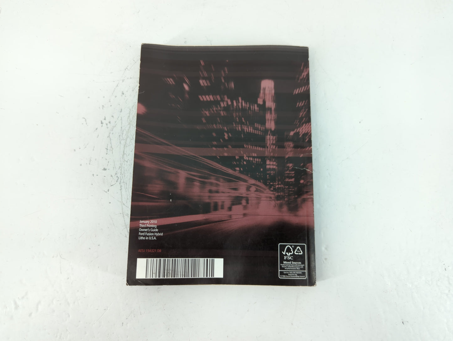 2010 Ford Fusion Owners Manual Book Guide P/N:AE5J 19A321 DB OEM Used Auto Parts - Oemusedautoparts1.com