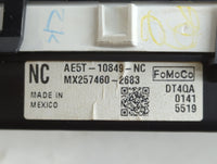 2010 Ford Fusion Instrument Cluster Speedometer Gauges P/N:AE5T-10849-NC Fits OEM Used Auto Parts - Oemusedautoparts1.com