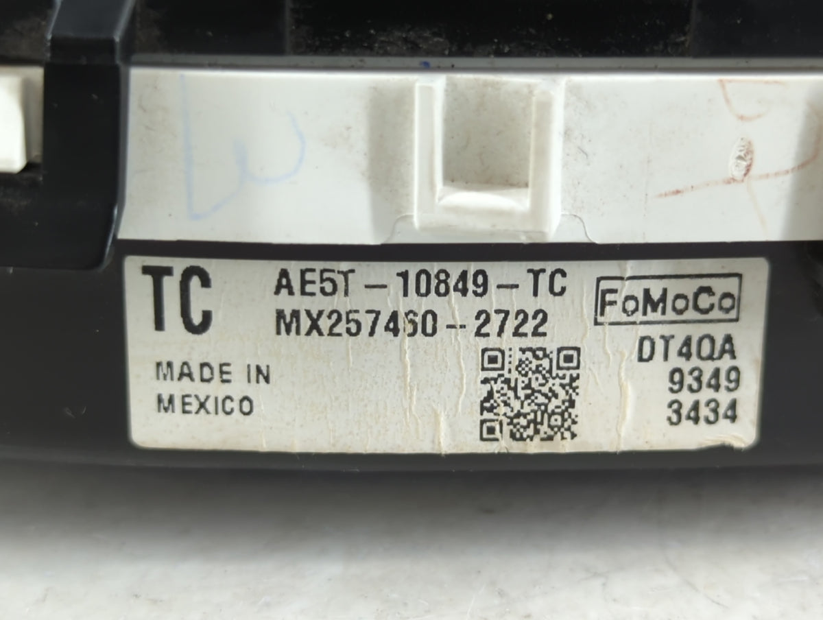 2010 Ford Fusion Instrument Cluster Speedometer Gauges P/N:AE5T-10849-TC Miles: Fits OEM Used Auto Parts - Oemusedautoparts1