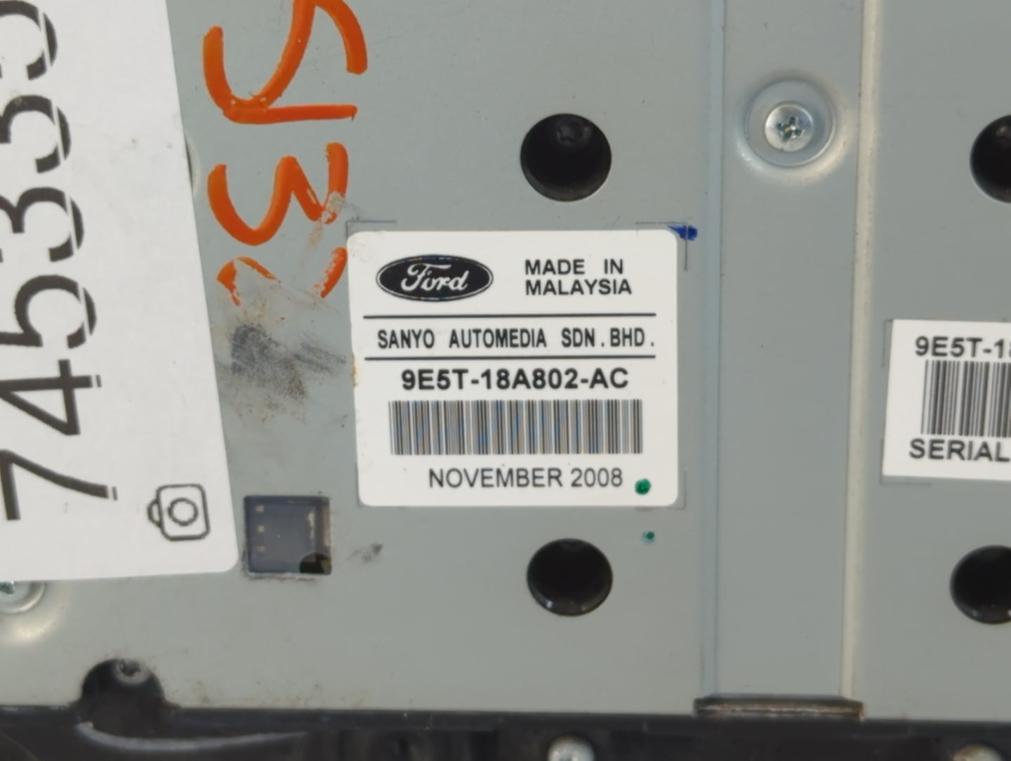 2010-2012 Ford Fusion Am Fm Cd Player Radio Receiver - Oemusedautoparts1.com