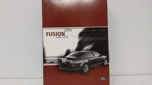 2010 Ford Fusion Owners Manual Book Guide OEM Used Auto Parts - Oemusedautoparts1.com