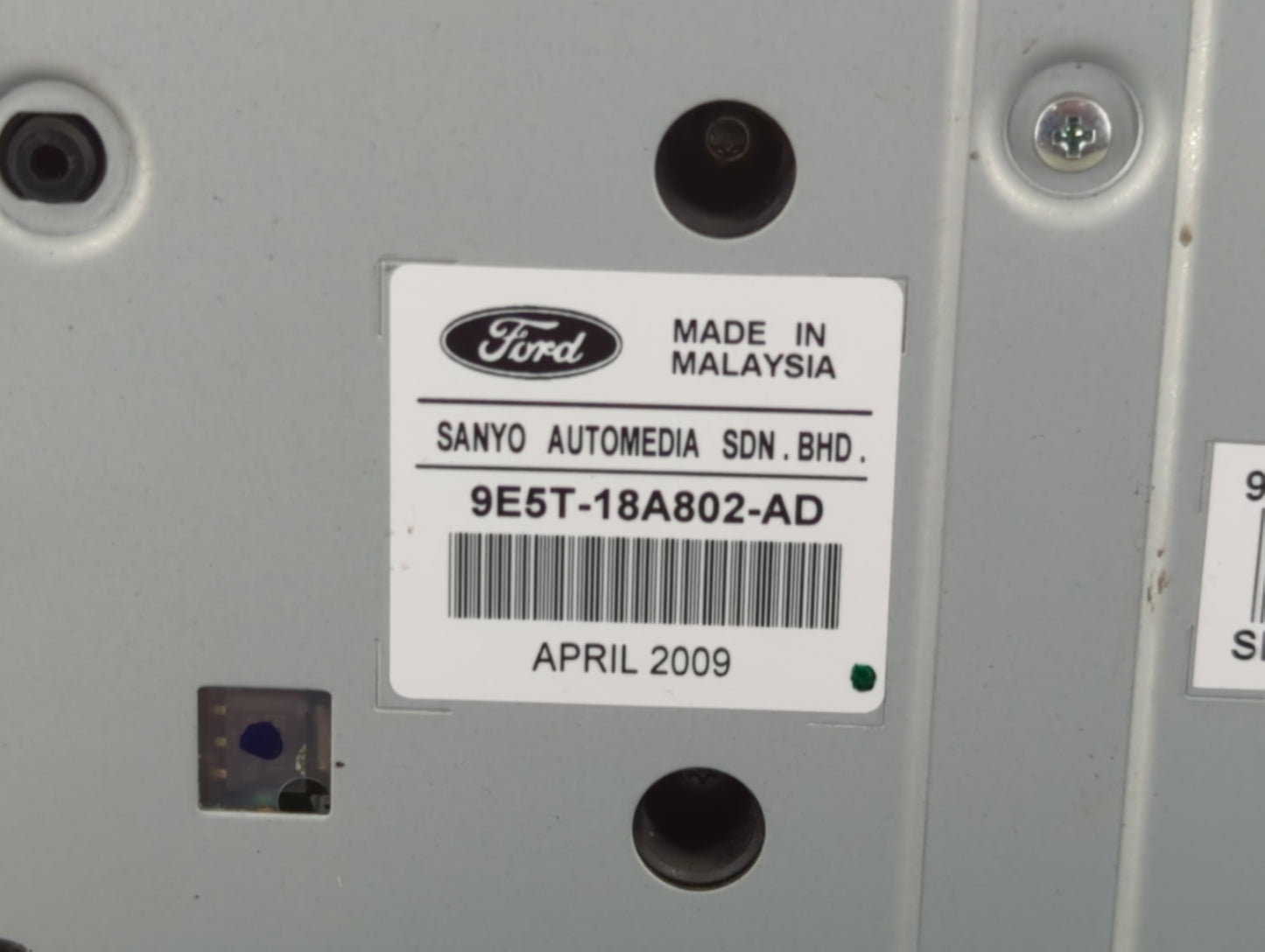 2010 Ford Fusion Climate Control Module Temperature AC/Heater Replacement P/N:9E5T-18A802-AD Fits OEM Used Auto Parts - Oemu
