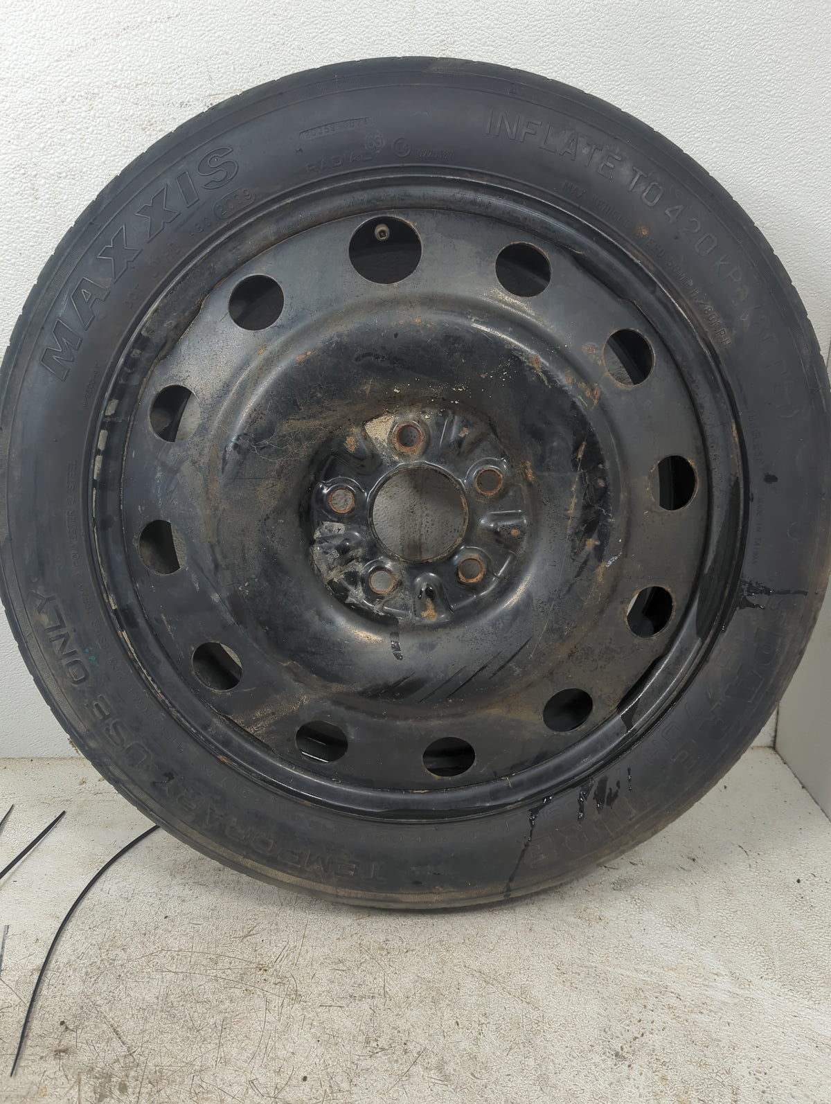 2006-2012 Ford Fusion Spare Donut Tire Wheel Rim Oem 789650 - Oemusedautoparts1.com