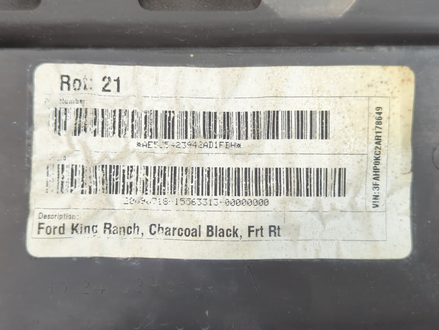 2010 Ford Fusion Front Left Driver Interior Door Panel Trim - Oemusedautoparts1.com