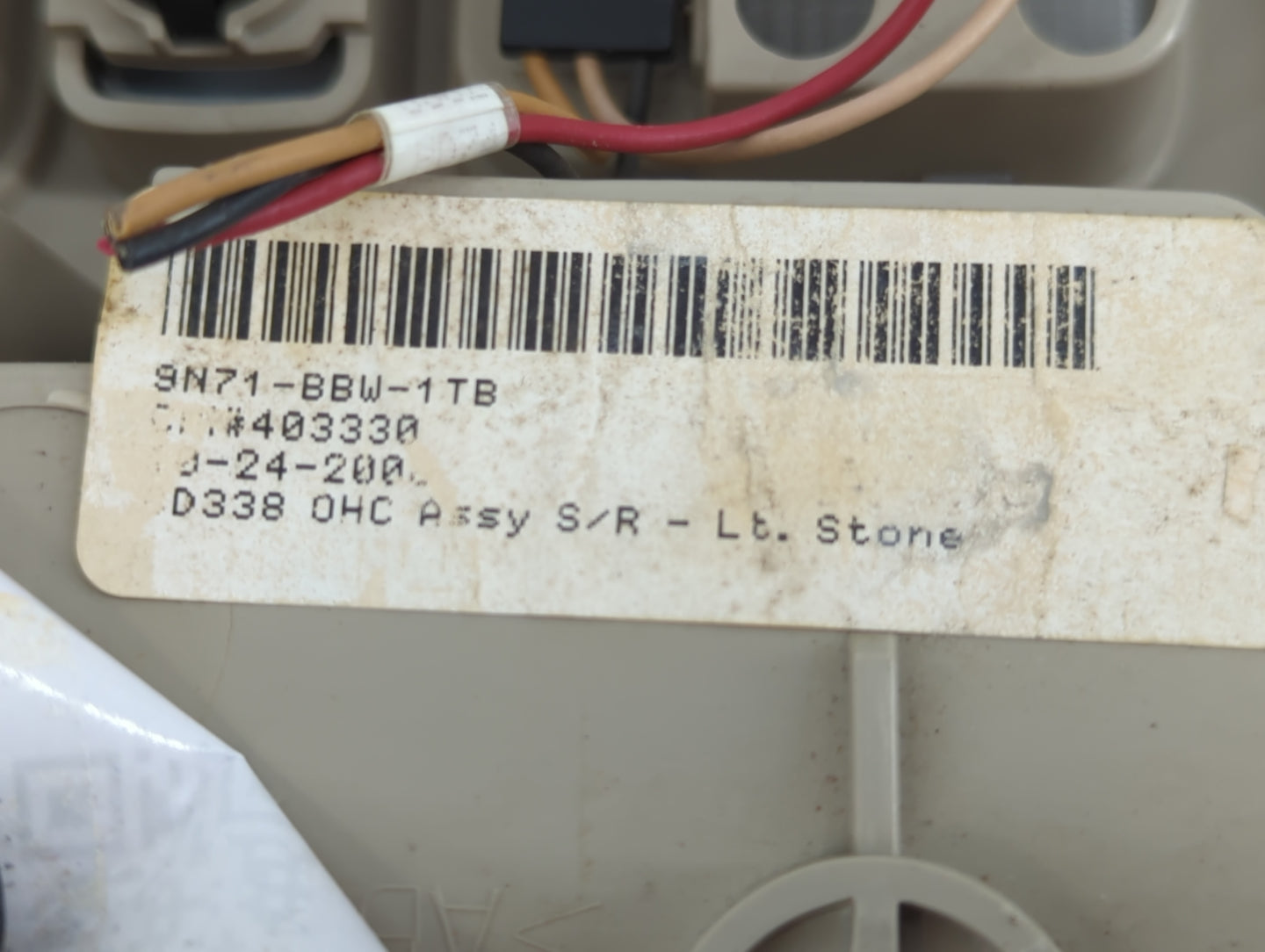 2010 Ford Fusion Overhead Roof Console Interior Dome Light - Oemusedautoparts1.com